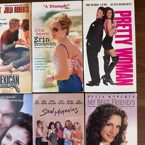 Vintage Julia Robert’s VHS Lot of 6 - Picture 4 of 7